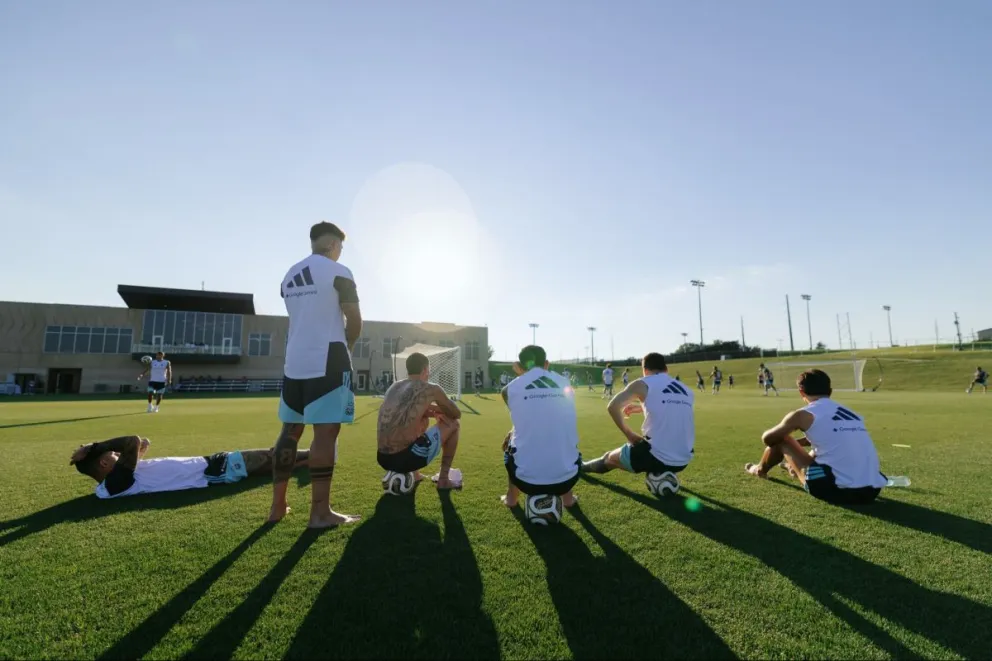 Argentina realizó su último entrenamiento en Kansas City antes de la semifinal frente a Inglaterra